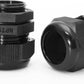 1-1/4" NPT Nylon Cable Glands, IP68 Waterproof Adjustable Cord Grip Cable Connector Strain Relief Wire Protectors for 25-32mm Cable Diameter, 2 Pcs, Black