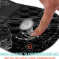 Ergonomic Mouse Pad Wrist Support with Memory Foam Massage Bulge, Carpal Tunnel Pain Relief Mousepad Wrist Rest for Mouse(12x8 inch,Sea Wave)