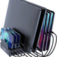 chipofy 500W Charging Station for Multiple Devices, 10-Port Multi USB C Fast Charger Station with Organizer Stand for MacBook Laptop, iPad, iPhone 16 15 Pro Max, Galaxy S25/S24 and More