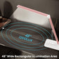 LED Desk Lamp with Night Light, Fast Wireless Charger, USB Charging Port, 10 Brightness, 5 Color Modes, Dimmable Bedside Table Lamp for Bedroom, Touch Control, Auto Timer, 1200Lux Super Bright
