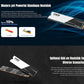 KLEVV CRAS C910 2TB M.2 2280 NVMe PCIe Gen4x4 Laptop & Desktop Internal SSD Heatsink Included, up to 5200MB/s (K02TBM2SP0-C91)