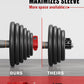 Narrow Barbell Clips 2.5cm Width for Olympic Bars, 0.9-1.18inch Adjustable Weight Clamps, Quick Release Locking Collars for Weightlifting