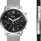 Fossil Men's Neutra Quartz Stainless Steel and Leather Chronograph Watch