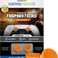 KontrolFreek Omni for PlayStation 5 (PS5) and PlayStation 4 (PS4) | Performance Thumbsticks | 2 Low-Rise Concave | Orange/White