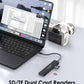 LENTION USB C Hub with 100W Charging, 4K@60Hz HDMI, Dual Card Reader, USB 3.0 & 2.0 Compatible 2024-2016 MacBook Pro, New Mac Air/Surface, Chromebook, More, Stable Driver Adapter (CB-CE18p.Black)