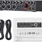 4 Channels Sound Card Computer Audio Interface, 4-in 4-out for Professional Recording of Live Streaming Karaoke, Driver Free USB Audio Interface
