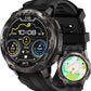 KOSPET Tank T4 Smart Watch for Men, Full Stainless Steel, 6 Satellite GPS & Offline Maps, 100M Waterproof 45m Freediving, 50-Day Battery, Bluetooth Calls, 24/7 Heart Rate/Sleep Monitor