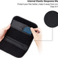 JJC 4 Pockets Filter Case for Round Filter Up to 58mm (37mm 40.5mm 43mm 46mm 49mm 52mm 55mm 58mm), Foldout Lens Filter Pouch with Microfiber Cleaning Cloth, Professional Photography Filter Bag
