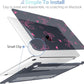 MEEgoodo Case for MacBook Pro 13 inch Case 2022 2021 2020 New A2338 M2/M1 A2251 A2289, Laptop Hard Shell with Keyboard & Camera Cover Compatible with 13 inch MacBook Pro, Ribbons Bow