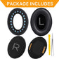 Replacement Ear Pads for Bose QuietComfort 45 (QC45)/QuietComfort SE (QC SE)/New QuietComfort Wireless Over Ear Headphones, Earpads Cushions with Softer Leather and Thicker Memory Foam
