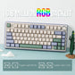 EPOMAKER x Aula F75 Gasket Mechanical Keyboard, 75% Wireless Hot Swappable Gaming Keyboard with Five-Layer Padding&Knob, Bluetooth/2.4GHz/USB-C, RGB (Green, LEOBOG Reaper Switch)