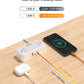 Flat Extension Cord 15 FT, TESSAN Surge Protector Power Strip with 4 AC Outlets 1 USB C and 2 USB A Ports, 900 Joules Protection, Multiple Wall Plug Outlet Extender Suitable for Home Office Dorm