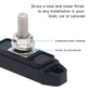 Recoil S1P-516 Busbar Single 5/16” Studs Power Distribution Block Bus Bar with Ring Terminals Pair