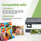 62XL Ink Cartridges Black and Color Replacement for HP 62 XL Hp62XL Cartridge for Envy 5660 7640 7645 5540 5549 OfficeJet 5745 5740 5741 8040 (2 Pack)