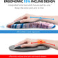 Mouse Pad Wrist Support, Laokiiy 2 in1 Keyboard Wrist Rest+ Ergonomic Mouse Pad, Non-Slip Wrist Rest for Computer Keyboard, Made Easy Typing & Relieve Wrist Pain(Sunrise Beach)