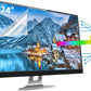 24 Inch Anti Blue Light Screen Protector for Standard or Curved, Eye Protection Anti Glare Screen Protector for 24'' Sceptre/LG/Dell/HP/Acer/ViewSonic/ASUS/Aoc/Samsung Monitor with 16:9 Aspect Ratio