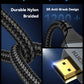 16K 8K HDMI Cable 96Gbps 6.6 FT, Ultra High Speed HDMI 2.2 Cable 16K@60Hz 8K@120Hz 4K@480Hz HDCP 2.2&2.3, Dynamic HDR, eARC,DTS:X, Compatible with Roku TV/HDTV/PS5/Blu-ray/Projector