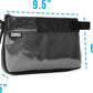 GOBAGS Production Zipper Bags - Electronics & Camera Accessories Bag - Cable organizer, Gear Accessory Pouch, Travel Camera Essentials (Small, Black)