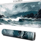 Galdas Gaming Mouse Pad XXL XL Large Long Extended Big Mousepad Non-Slip Rubber Keyboard Mouse Pad with Stitched Edges for Laptop Home Office (31.5x11.8x0.08 Inch) … (Ink Painting)