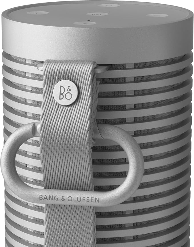 Bang & Olufsen Beosound Explore - Wireless Portable Outdoor Bluetooth Speaker, IP 67 Dustproof and Waterproof, Grey Mist