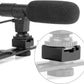 Updated Anwenk Flash Cold Shoe Mount Adapter Flash Shoe Mount Flash Stand Adapter with 1/4"-20 Tripod Screw Thread for Camera Flash Nikon Canon Olympus Panasonic Speedlite Flash, 2Pack