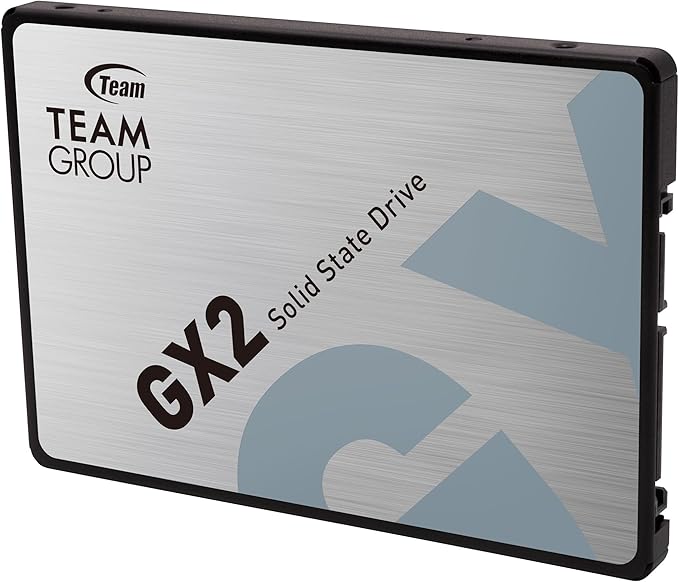 TEAMGROUP GX2 1TB 3D NAND TLC 2.5 Inch SATA III Internal Solid State Drive SSD (Read Speed up to 530 MB/s) Compatible with Laptop & PC Desktop T253X2001T0C101
