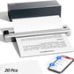 Phomemo Q302 Upgraded Portable Printers Wireless for Business, Ultra-Small Bluetooth Printer for Mobile Printing, 2400mAh Battery can Reverse Charging, 300dpi Inkless Printer Support 8.5X11 US Letter