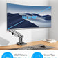 MOUNTUP Single Monitor Desk Mount for 4.4-26.5lbs, Heavy Duty Monitor Arm for 40 39 37 34 32 27inch, Full-Motion Monitors Stand, Height Adjustable Gas Spring Monitors Arm with C-Clamp＆Grommet Base