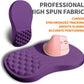 Ergonomic Joint Wrist Support Mouse Pad with Memory Foam Cushion Massage Bump, Carpal Tunnel Pain Relief Mousepad Slope Design for Wrist Rest, 11.8x7.9 in, Dark Violet