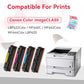 LEMERO Compatible 054H Toner Cartridge Replacement for Canon 054 054H Toner Cartridges Set for Canon Color ImageCLASS MF644Cdw MF642Cdw LBP622Cdw MF641Cw Printer (Black Cyan Magenta Yellow, 4-Pack)