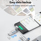 MOVE SPEED 128GB Solid State Flash Drive 400MB/s High Speed Type C + USB 3.2 Drive Dual Port, Thumb Drive Compatible with iPhone 15, 16,17 Series/Android Phone/MacBook/Audio/Smart TV(1 Pack)