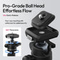 ULANZI TT59 Horizontal Overhead Photography Tripod, 68.9" Foldable Professional Camera Tripod Stand with Uka Quick Release Panoramic Ball Head for Mirrorless Camera/DSLR/Phone/Camcorder and All