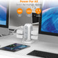 15 ft Extension Cord Tower Power Strip, 11 Outlets 3 USB(1 USB-C) Chargers, TESSAN Surge Protector with Multi Plug Outlet, 1050J Protection, Office Supplies, Desk Accessories, School Dorm Essential
