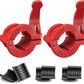 MAXRICH Barbell Clamp 1 inch Multiple Sizes & Adjustable Weight Clips for Quick Release Barbell Collars