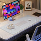 Non-Slip Desk Pad,Mouse Pad,Waterproof PVC Leather Desk Table Protector,Non-Slip PU Leather Desk Blotter, Easy Clean Laptop Desk Writing Mat for Office Work/Home/Decor(White, 24" x 13.7")
