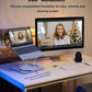 Adjustable Laptop Stand for Desk - Portable Laptop Riser with Rotating Base, Foldable Aluminum Computer Stand, Ergonomic Laptop Holder for MacBook Pro/Air Dell HP Lenovo Notebook up to 16" (Silver)