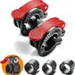Narrow Barbell Clips 2.5cm Width for Olympic Bars, 0.9-1.18inch Adjustable Weight Clamps, Quick Release Locking Collars for Weightlifting