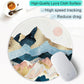 ITNRSIIET Round Mouse Pad with Stitched Edge Premium-Textured Waterproof Non-Slip Rubber Base Desktop Protection Mat Diameter 8.7 inches, Sunrise