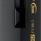 TEAMGROUP C186 256GB USB 3.2 Gen 1 (USB 3.1/3.0) Read 100MB/s Flash Thumb Drive, External Data Storage Memory Stick Compatible with Computer/Laptop Black TC1863256GB01