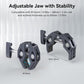SMALLRIG Clamp, Camera Mount Clamp, Crab-Shaped Super Clamp with 1/4"-20, 3/8"-16 Threaded Holes, Payload 7.7lbs/3.5kg, for Most Photographic Accessories