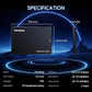 fanxiang 4TB SATA SSD 2.5'' SSD SATA III 6 Gb/s Internal Solid State Drive Up to 500 MB/s 3D NAND SLC Cache for Laptop and PC Desktop Performance Boost 7mm(0.28″) S101Q