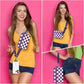Clip and Go Strap for Phone with Wallet Crossbody, Adjustable Phone Lanyard with Detachable RFID Wristlet Wallet, Phone Strap with Phone Tabs for All Phones, Purple Checkered (L)