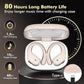Wireless Earbuds, Sports Bluetooth Headphones, 80Hrs Playtime Ear Buds with LED Power Display, Noise Canceling Headset, IPX7 Waterproof Earphones for Workout/Running (Camel)