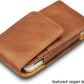 Phone Holster for Samsung Galaxy S24 S23 S22 S21 S20 FE S10 S9 A51 A52 A53 Note 20 Note 10 Plus LG Stylo 5 PU Leather Case Pouch Belt Phone Holder with Belt Clip,Brown