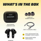 KICKER Bluetooth Earbuds TW3 Wireless Earbuds with Active Noise Cancellation, 25-Hour Battery Life, in-Ear Headphones with Dual Microphones for Clearest Voice Clarity Touch Controls