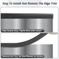 Edge Trim, 3/32" Rubber Edge Trim, Flexible Self Adhesive U Channel Edge Protector for Sharp Edge, Sheet Metal and Car Doors, Peel and Stick Auto Door Guard, Black Color, 20Ft