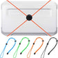 4 Pcs Thickened Fishing Graph Cover Straps, Adjustable Fish Finder Bungee for Securing Graph Cover for Travel