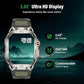 Military Smart Watch for Men, 2.02" Outdoor Sport Smartwatch with Flashlight, Heart Rate Blood Oxygen Blood Pressure Sleep, 100+ Sport Modes Fitness Tracker Compatible Android and iOS Green