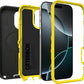 OtterBox iPhone 16 Pro Max (Only) Defender Series MagSafe Case - Night (Black & Yellow) - Built-in Magnets - Screenless - Rugged & Durable - with Port Protection