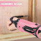 Enertwist Electric Screwdriver, 8V Max 10Nm Pink Cordless Screwdriver Rechargeable Set with 82 Accessory Kit and Charger in Carrying Case, 21+1 Cluth, Dual Position Handle, LED Light